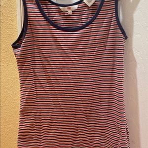 Levi’s Striped Red and Blue Tank Top